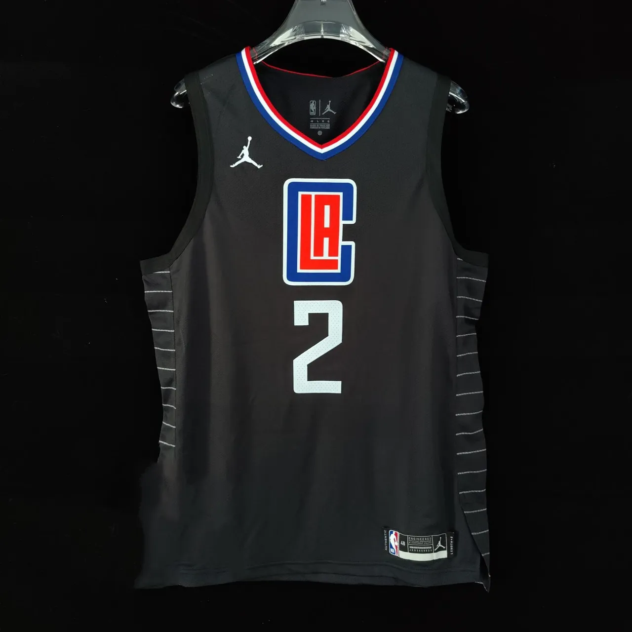 Camiseta negra Air Jordan LA Clippers Announcement Edition 2
