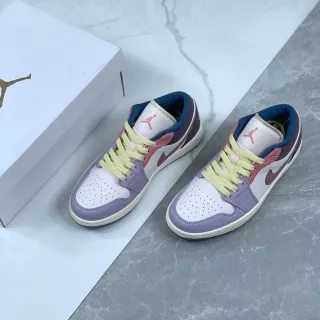 Air Jordan 紫粉低帮透气脚趾生活方式运动鞋