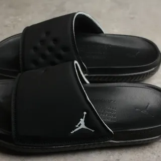 Air Jordan Slide 黑银Logo拖鞋
