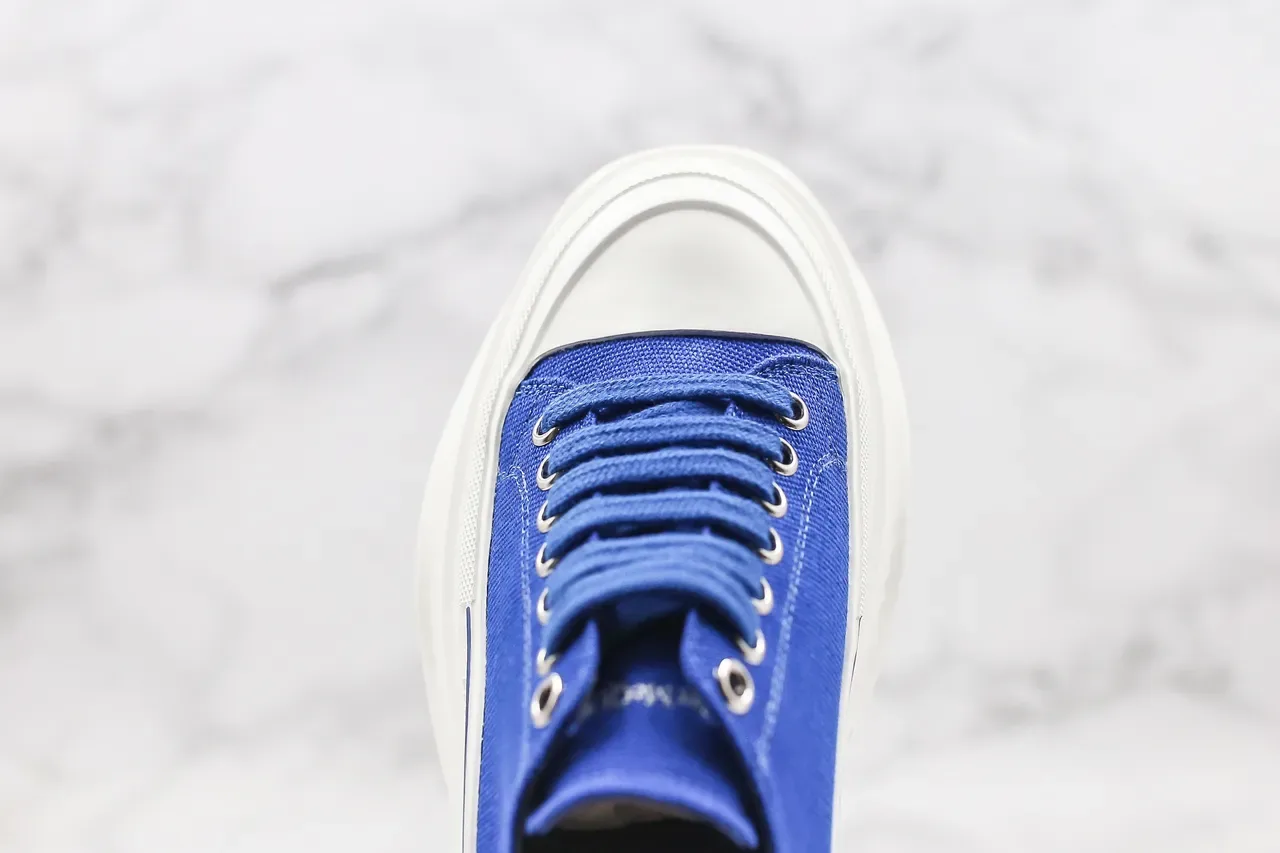 Alexander McQueen Oversized Sneaker Royal Blue White Lifestyle Sneakers 7