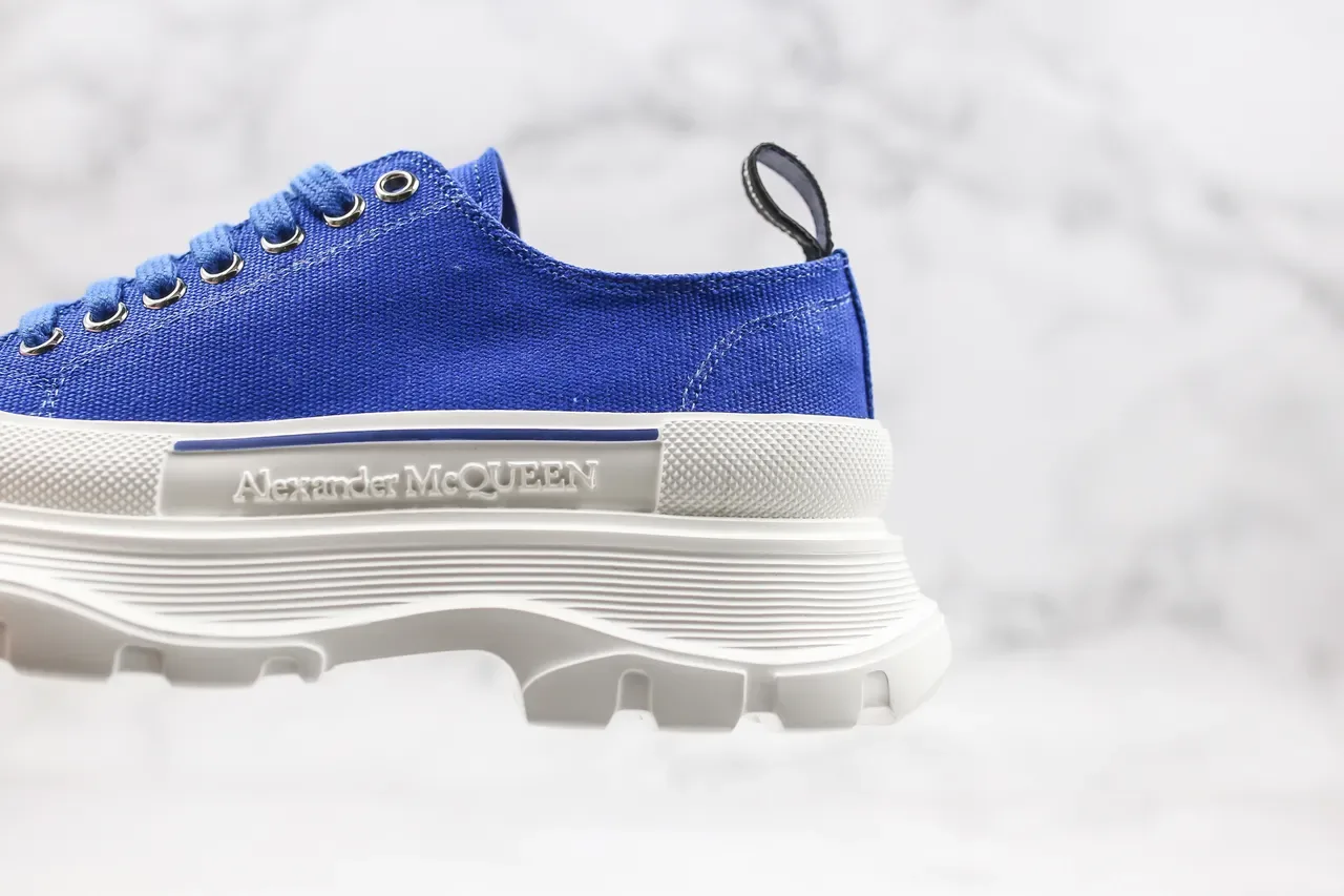 Alexander McQueen Oversized Sneaker Royal Blue White Lifestyle Sneakers 9