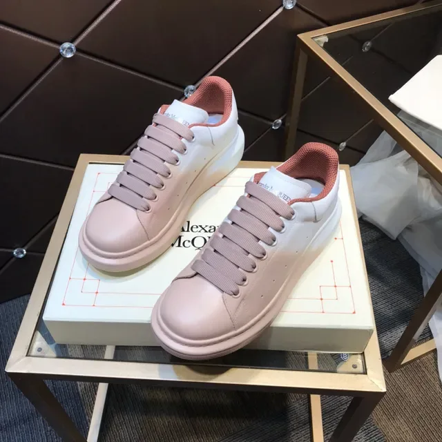 Alexander McQueen Oversized Sneaker White to Beige Gradient Lifestyle Sneakers 8