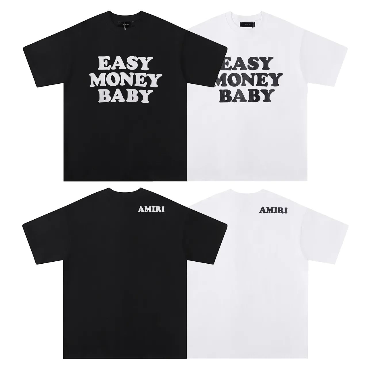 Amiri Easy Money Baby ग्राफिक टी-शर्ट 6