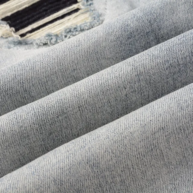 Amiri Logo Distressed Light-Wash Slim-Fit Jeans 13