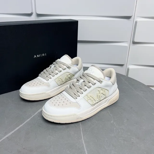 Amiri MA Court Tênis Lifestyle Branco Bege 2