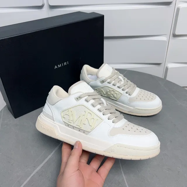 Amiri MA Court Tênis Lifestyle Branco Bege 3