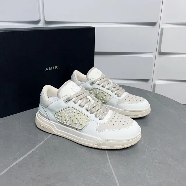 Amiri MA Court Tênis Lifestyle Branco Bege 4