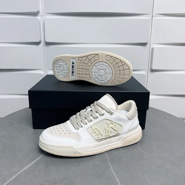 Amiri MA Court Tênis Lifestyle Branco Bege 5