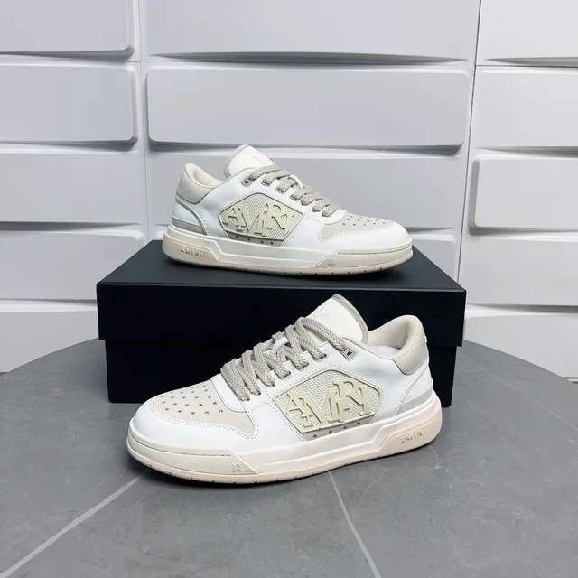 Amiri MA Court Tênis Lifestyle Branco Bege 6