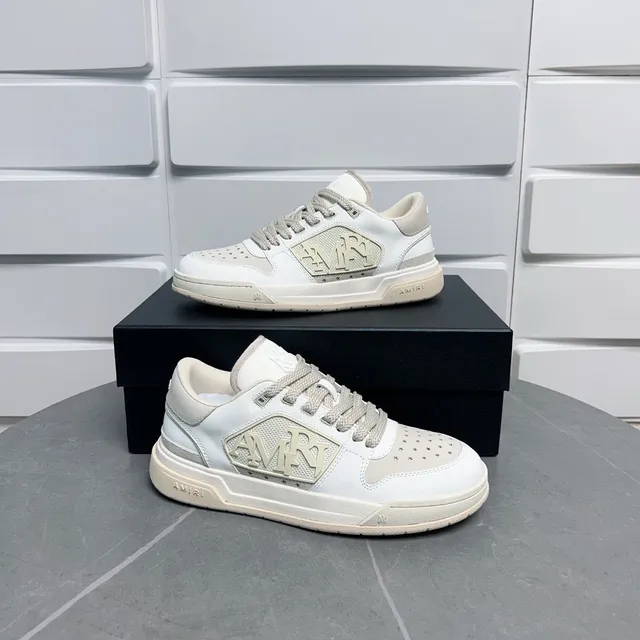 Amiri MA Court Tênis Lifestyle Branco Bege 7
