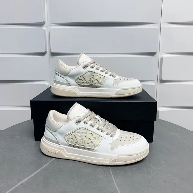 Amiri MA Court Tênis Lifestyle Branco Bege 8