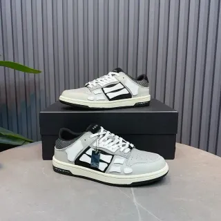 Amiri Skel Top Low Gris Negro Blanco Zapatillas Lifestyle