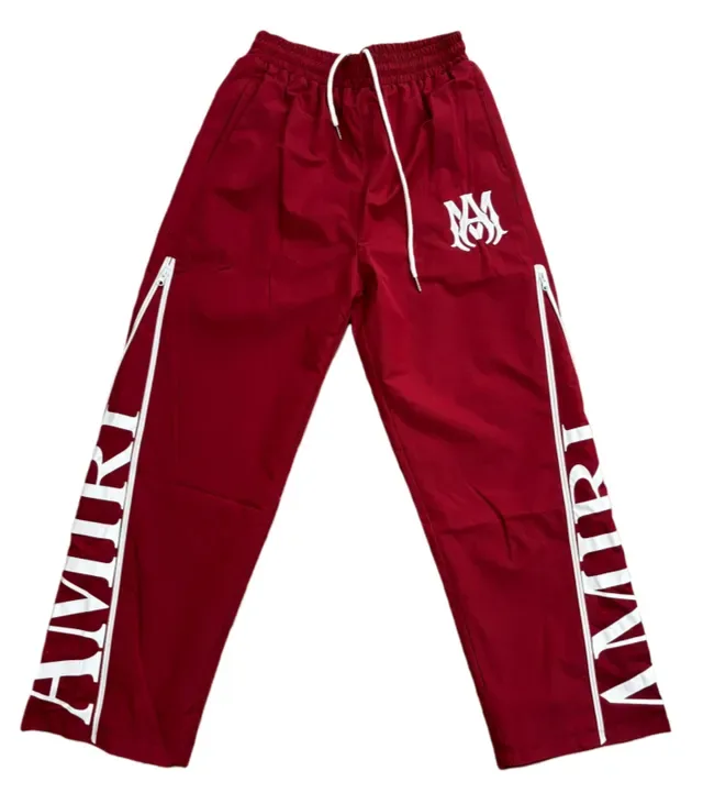 Amiri Track Pant Black White Side-Zip Pants 3
