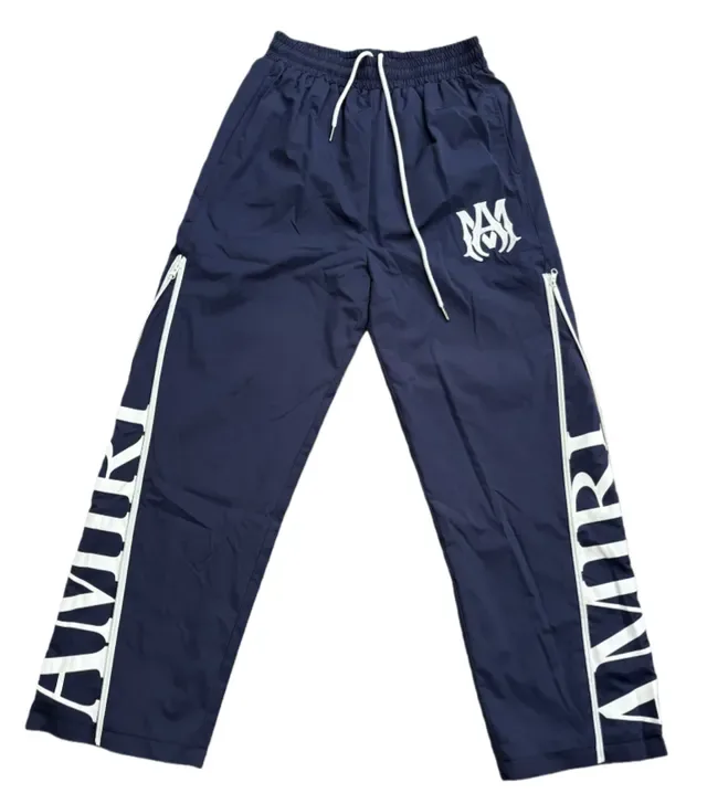 Amiri Track Pant Black White Side-Zip Pants 5