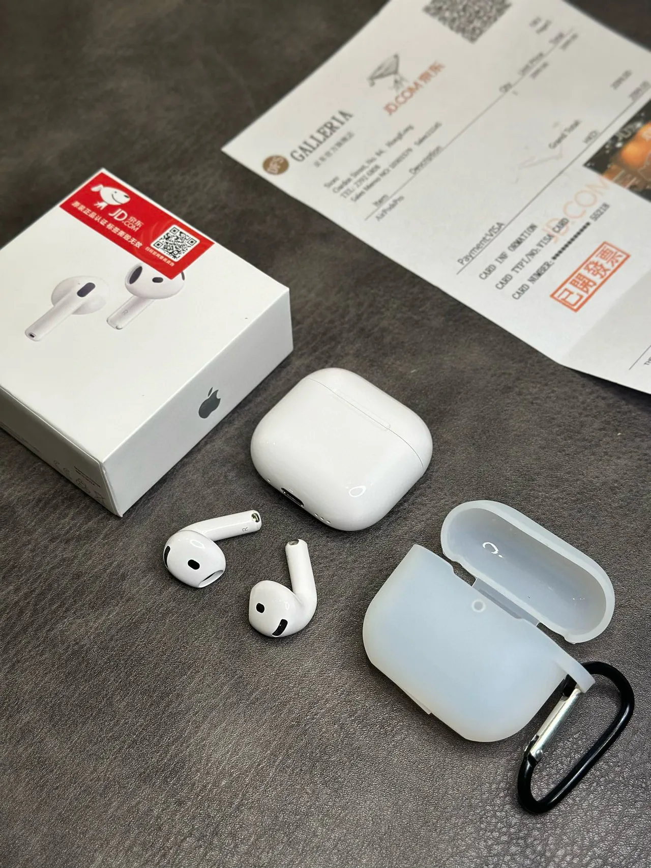 Apple 白黑 茎式 紧凑型 TWS 耳机 3