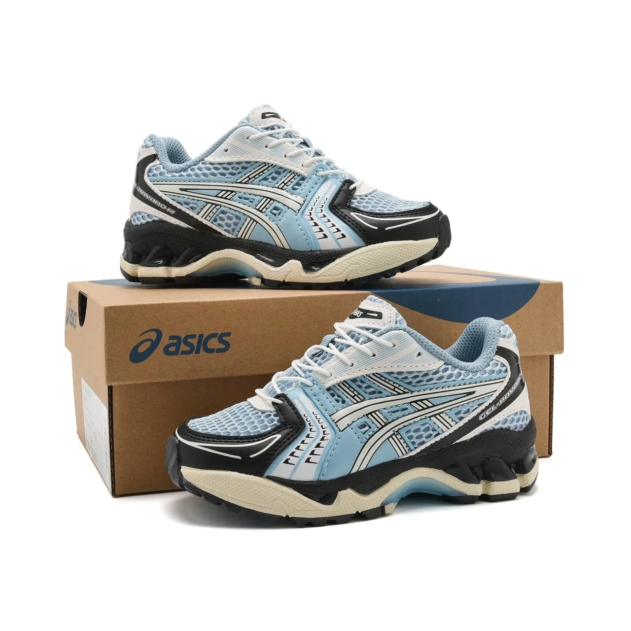 ASICS Gel-Kayano Preto Prata Superior Malha-Sintético Estruturado Gaiola de Estabilidade Medial Tênis de Corrida 3
