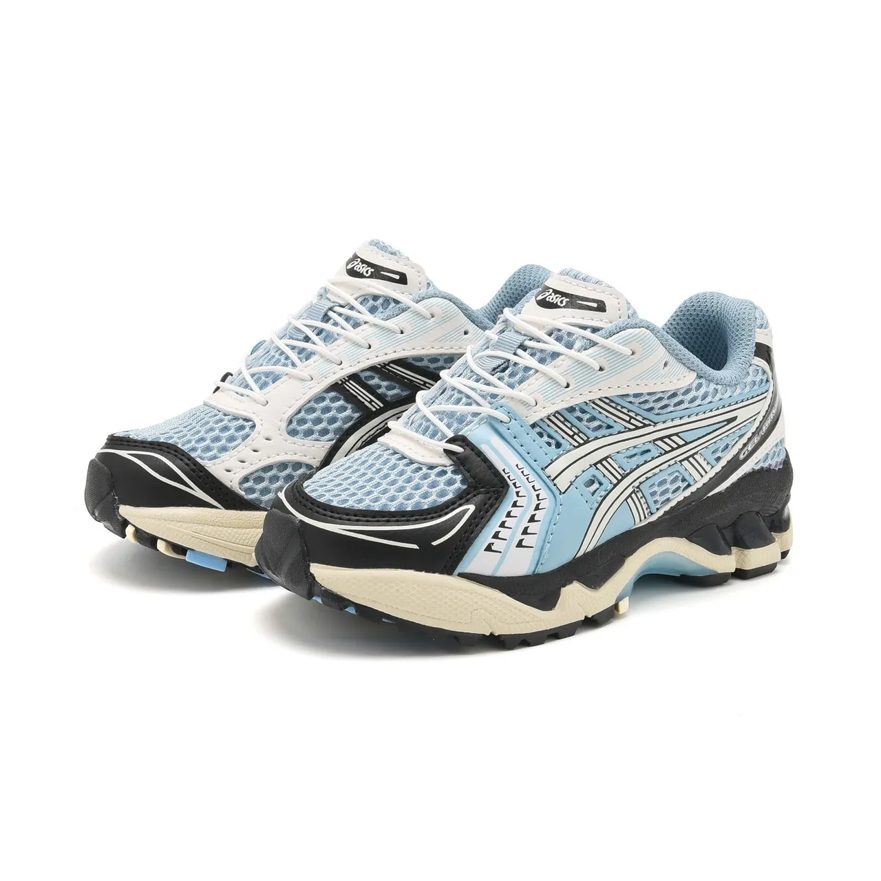 ASICS Gel-Kayano Preto Prata Superior Malha-Sintético Estruturado Gaiola de Estabilidade Medial Tênis de Corrida 4
