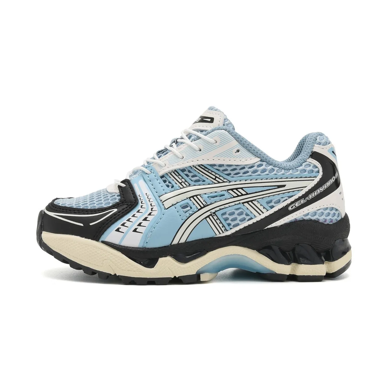 ASICS Gel-Kayano Preto Prata Superior Malha-Sintético Estruturado Gaiola de Estabilidade Medial Tênis de Corrida 5