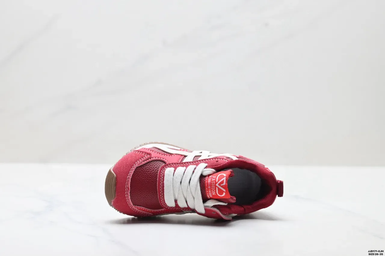 ASICS लाल सफेद रेट्रो रनर सिल्हूट स्टीच्ड सिंथेटिक ओवरले लाइफस्टाइल स्नीकर 4