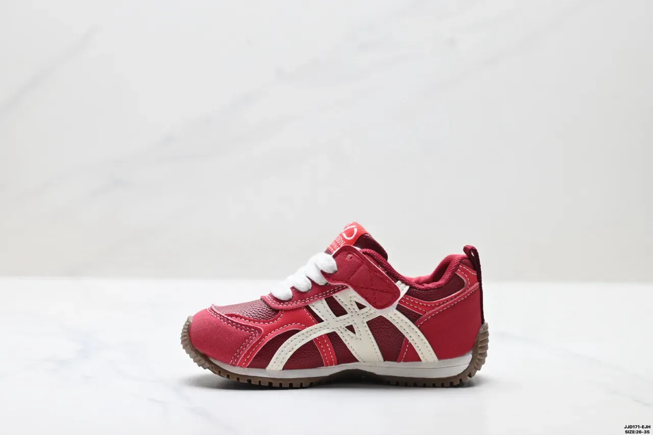 ASICS लाल सफेद रेट्रो रनर सिल्हूट स्टीच्ड सिंथेटिक ओवरले लाइफस्टाइल स्नीकर 5