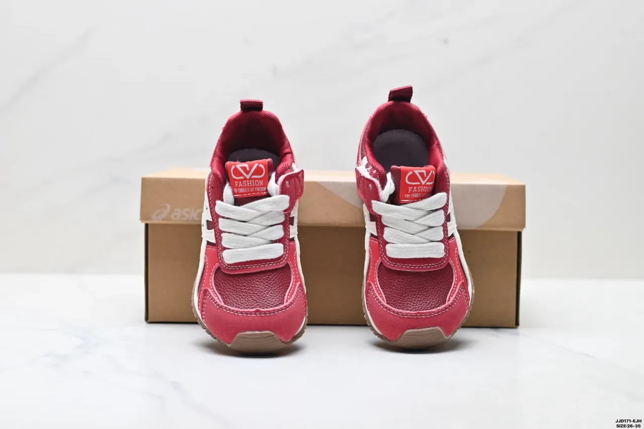 ASICS लाल सफेद रेट्रो रनर सिल्हूट स्टीच्ड सिंथेटिक ओवरले लाइफस्टाइल स्नीकर 9