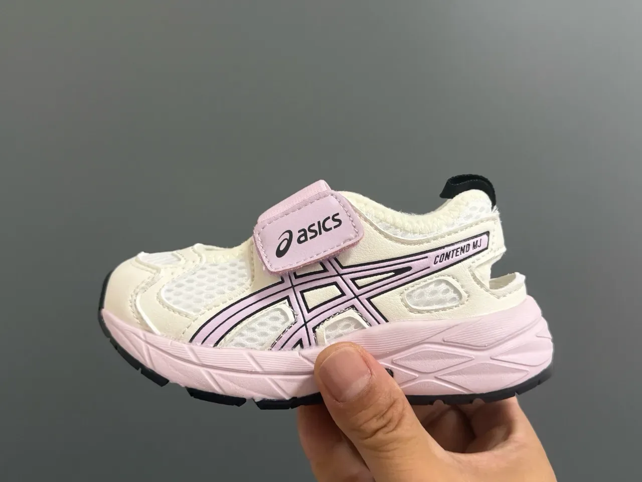 ASICS 银蓝色 网面鞋面 双魔术贴鞋带 生活方式运动鞋 13