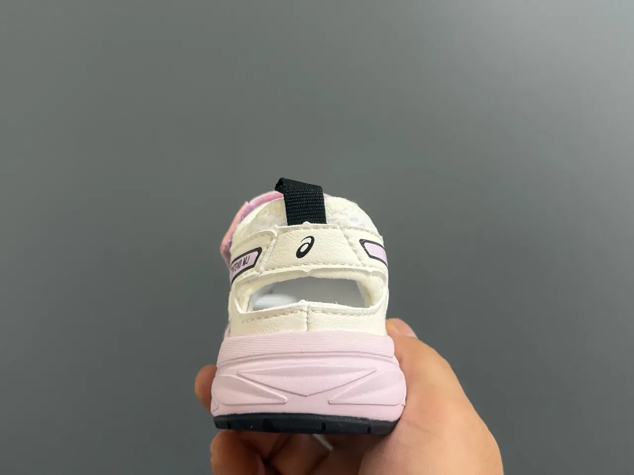 ASICS 银蓝色 网面鞋面 双魔术贴鞋带 生活方式运动鞋 16