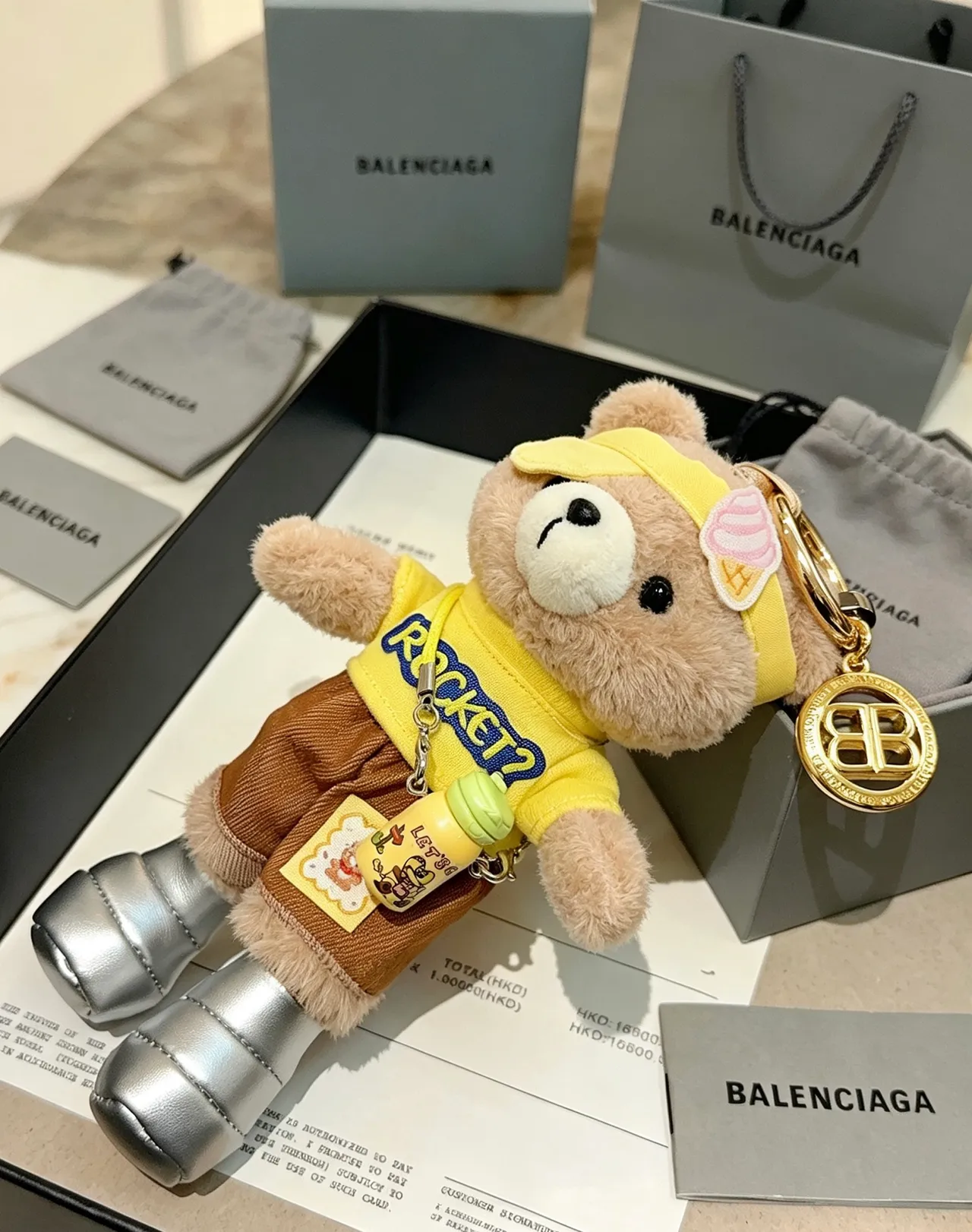 Balenciaga Le Cagole Black Gold 穹顶造型手提波士顿包 8
