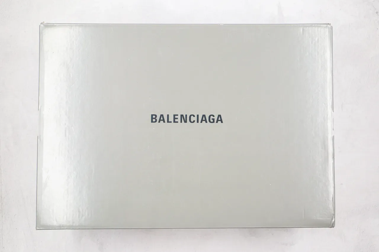 Balenciaga أحذية رياضية كاجوال سميكة بنفسجي أسود إيريديسنت ميتاليك غطاء شبكي متعدد الطبقات 10