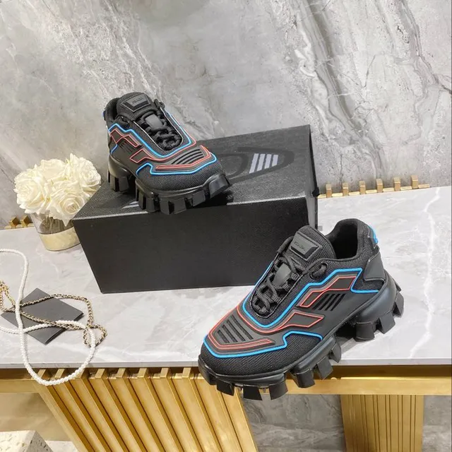 Balenciaga Track أسود متعدد الألوان سول هندسي مواسير سميك أحذية رياضية 6