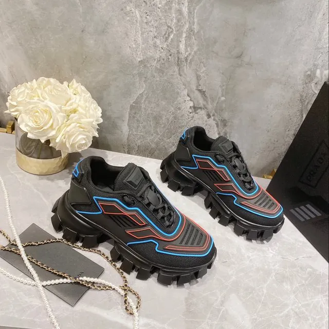 Balenciaga Track أسود متعدد الألوان سول هندسي مواسير سميك أحذية رياضية 8