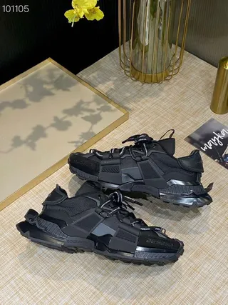 Balenciaga Track Trainer Black Chunky Sneakers 4