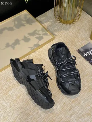 Balenciaga Track Trainer Black Chunky Sneakers 6