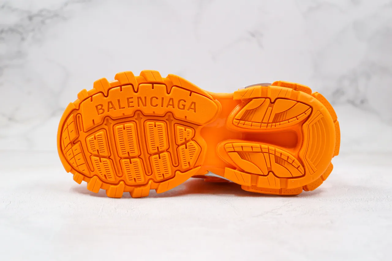 Balenciaga Track Trainer Baskets Chunky Orange 2