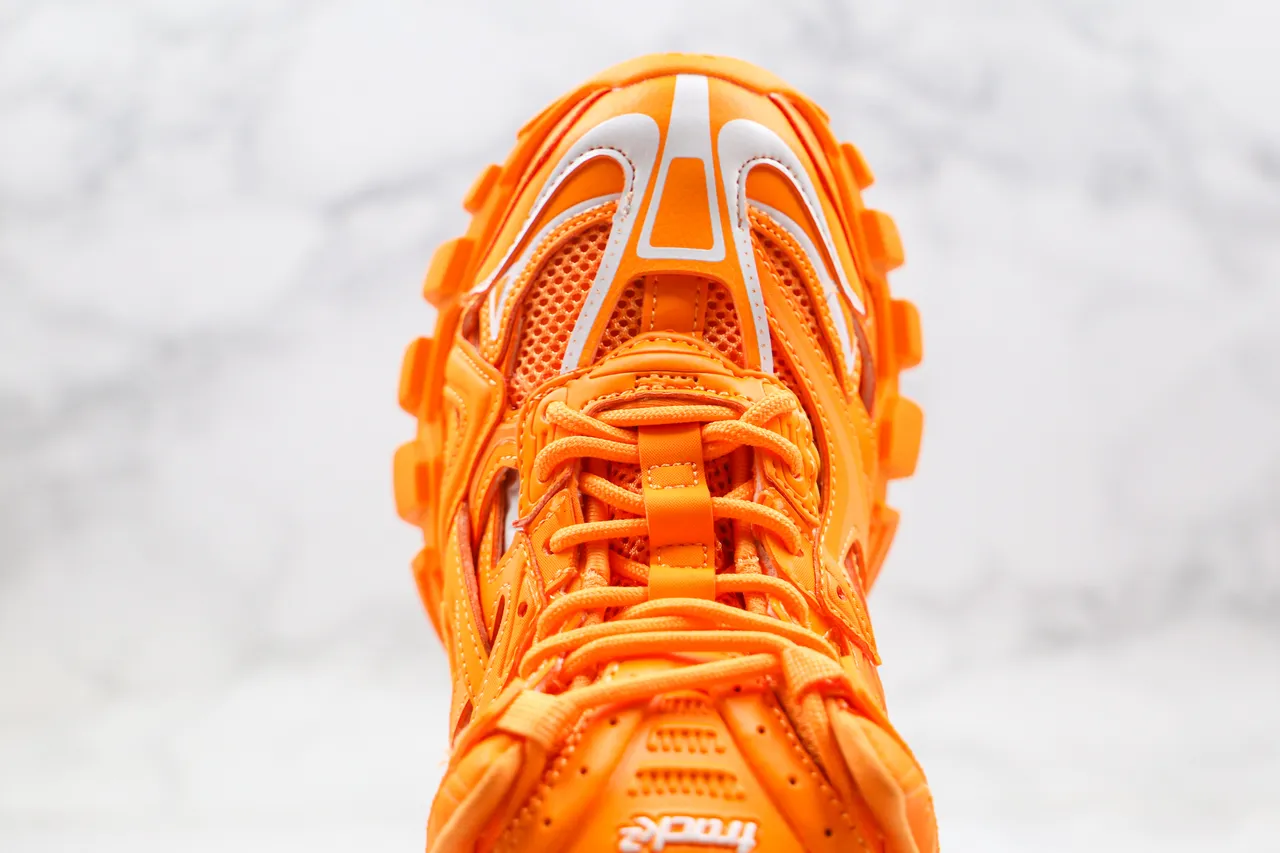 Balenciaga Track Trainer Baskets Chunky Orange 5