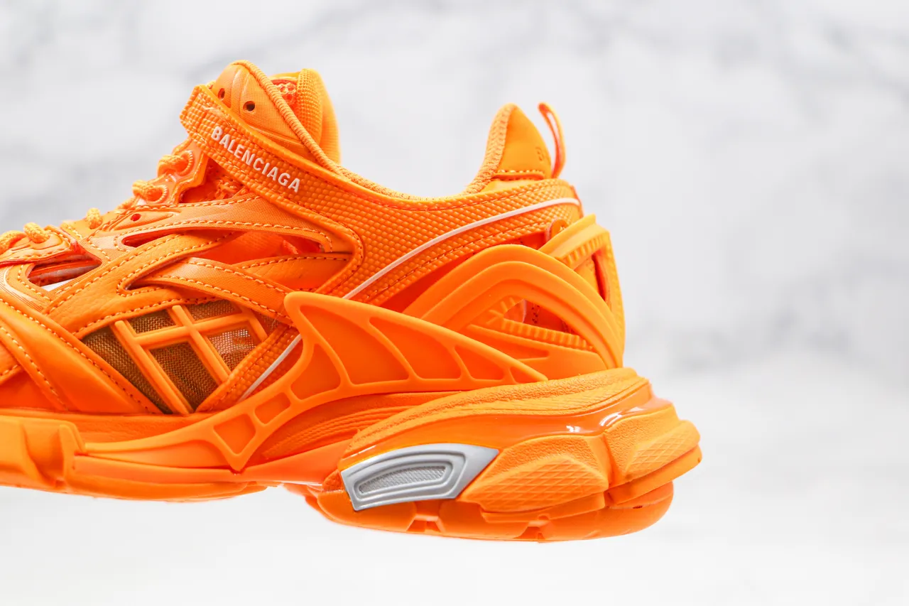 Balenciaga Track Trainer Baskets Chunky Orange 6