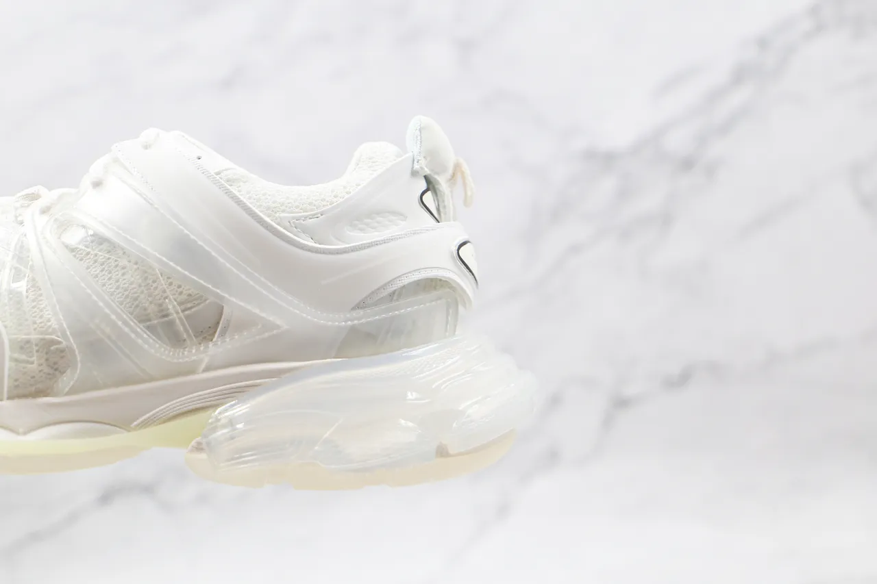 Balenciaga Track Trainer White Chunky Sneakers 4