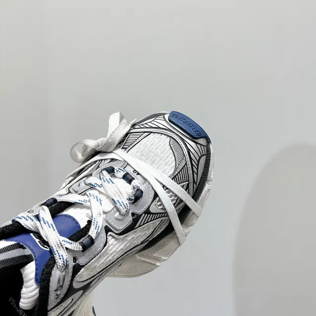 Balenciaga Track Trainer White Gray Black Blue Chunky Sneakers 2