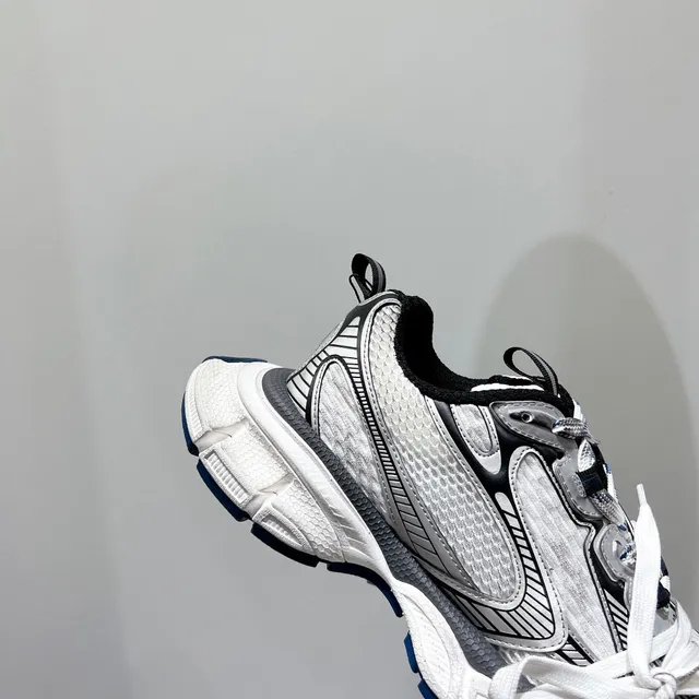 Balenciaga Track Trainer White Gray Black Blue Chunky Sneakers 3