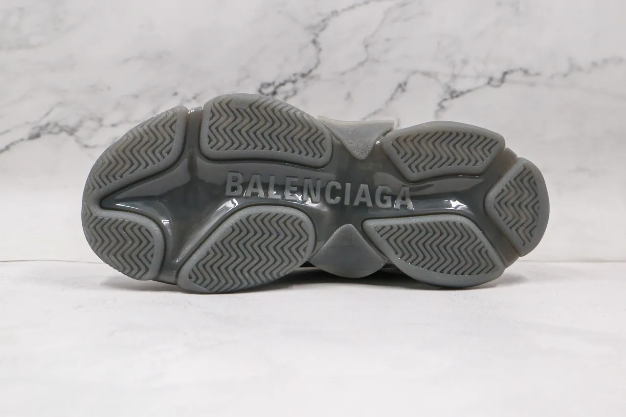 Balenciaga Triple S أحذية رياضية رمادية كاجوال 3