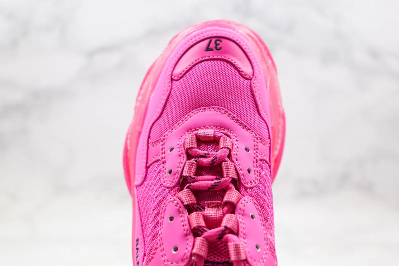 Balenciaga Triple S Pink sneakers à semelle épaisse 6