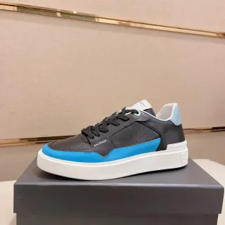 Balmain B-Court Black and Blue Platform Lifestyle Sneakers