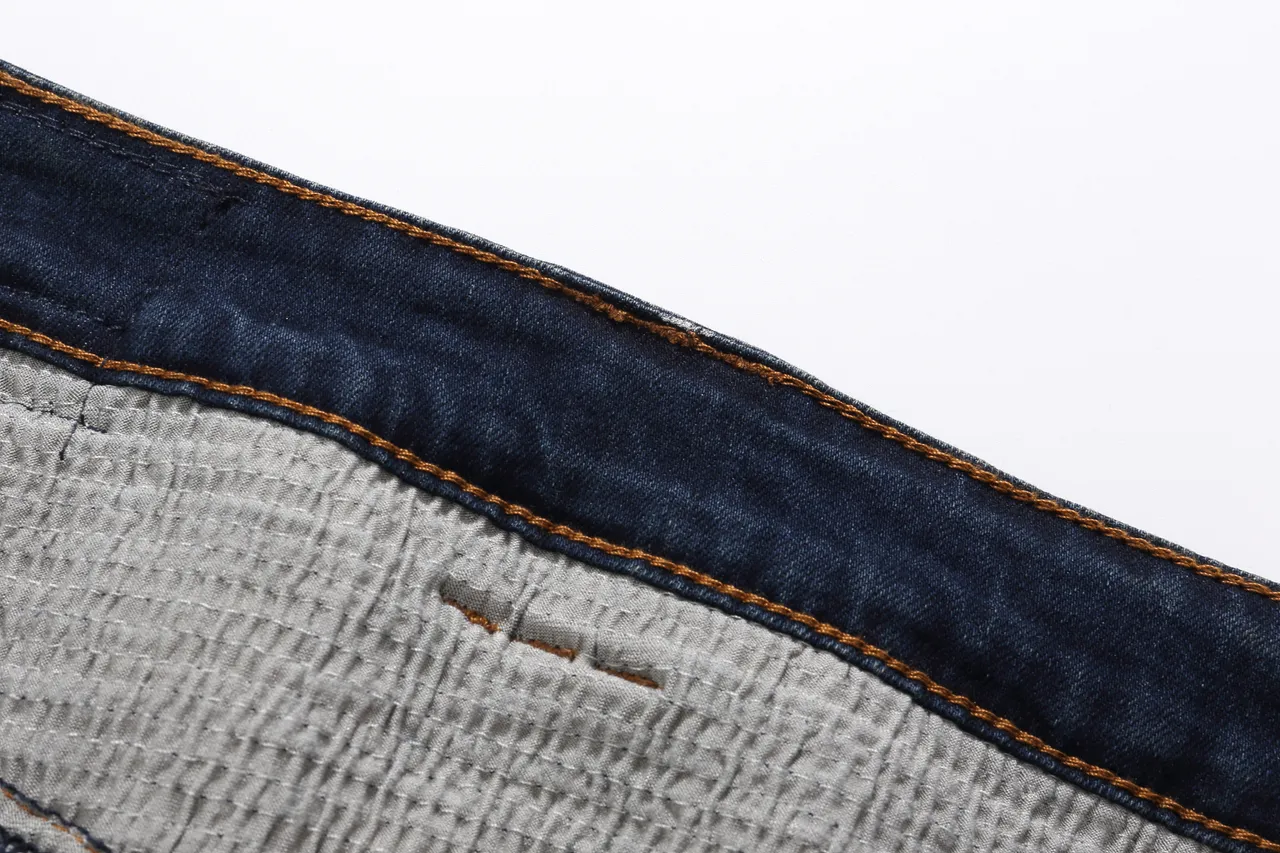 Balmain Distressed Indigo Paint-Splatter Denim Shorts 7