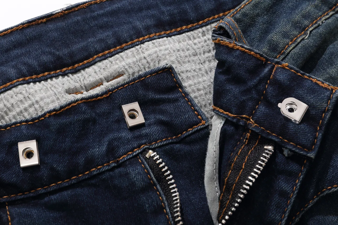 Balmain Distressed Indigo Paint-Splatter Denim Shorts 8
