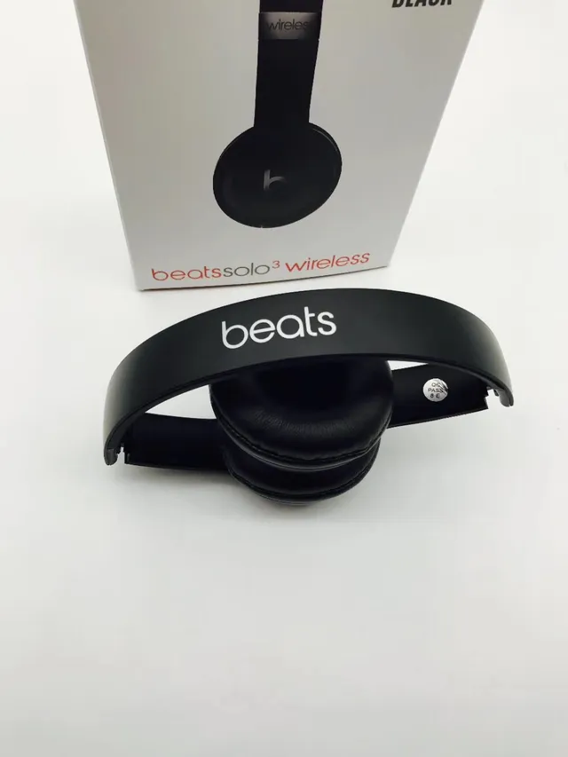 Beats Fones de Ouvido Sem Fio Preto Acabamento Mate Diadema Ajustável Over-ear 2