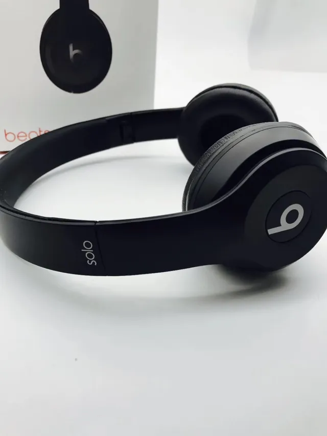 Beats Fones de Ouvido Sem Fio Preto Acabamento Mate Diadema Ajustável Over-ear 3