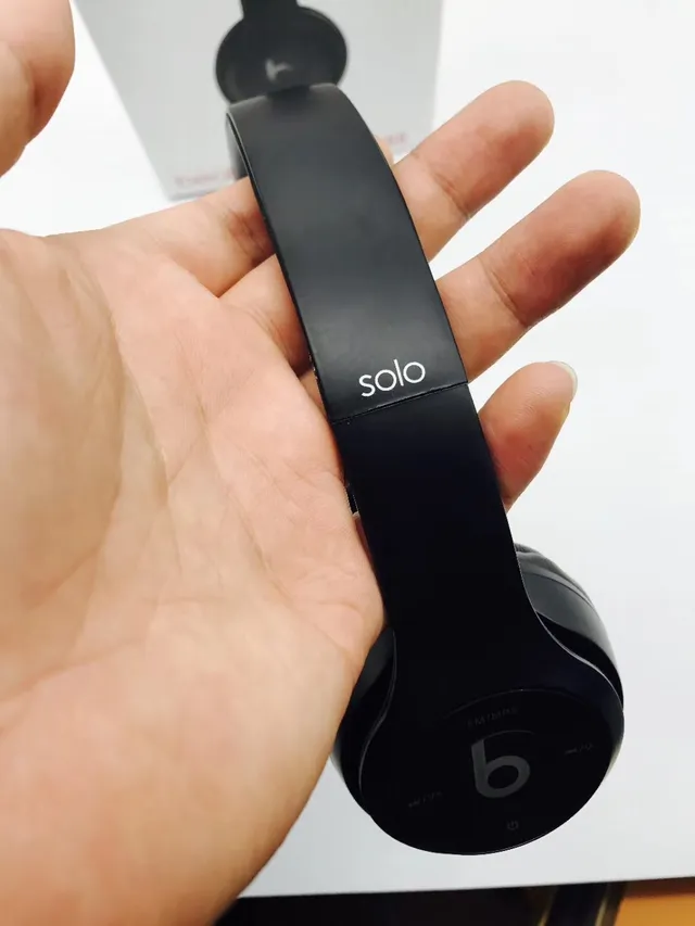 Beats Fones de Ouvido Sem Fio Preto Acabamento Mate Diadema Ajustável Over-ear 4