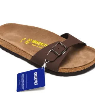 Birkenstock Arizona भूरा स्यूड कासुअल सैंडल
