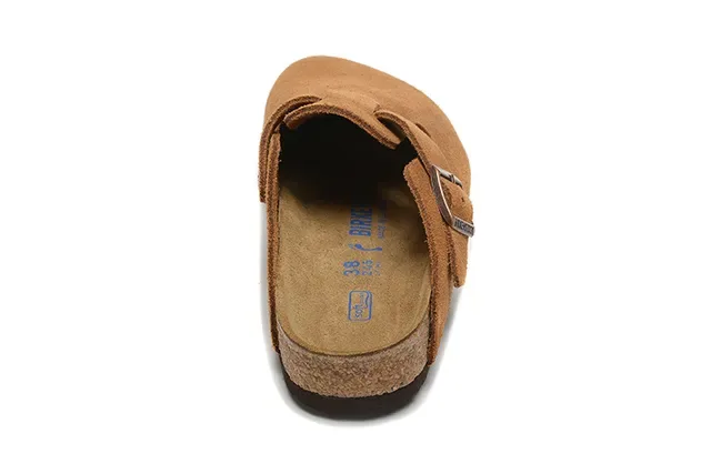 Birkenstock Arizona أحذية بني سويدي أعلى حزام مفرد ببوكل كاجوال 4