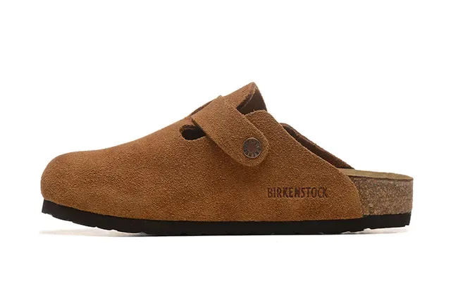 Birkenstock Arizona أحذية بني سويدي أعلى حزام مفرد ببوكل كاجوال 5